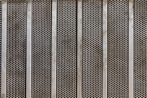 perforated metal panel texture